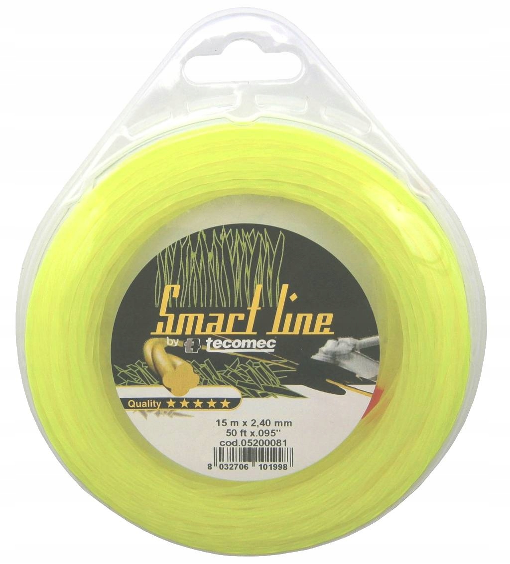 

Żyłka Tnąca Tecomec 2,4MM X 15MB Cichobieżna