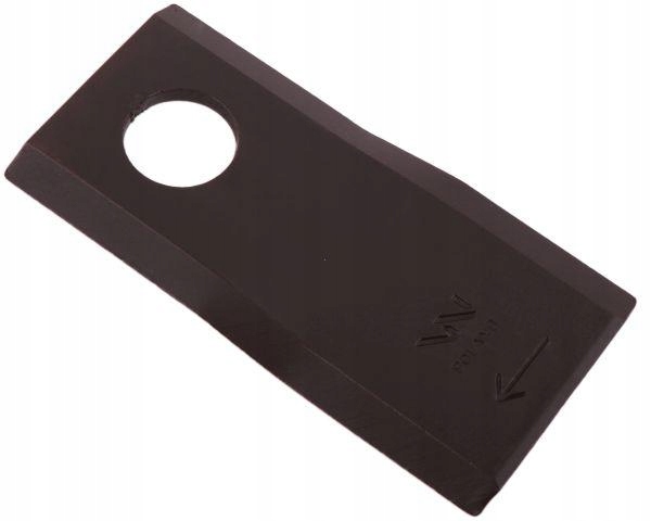 

Nóż nożyk kosiarka prawy 105x48x4mm Kuhn Waryński