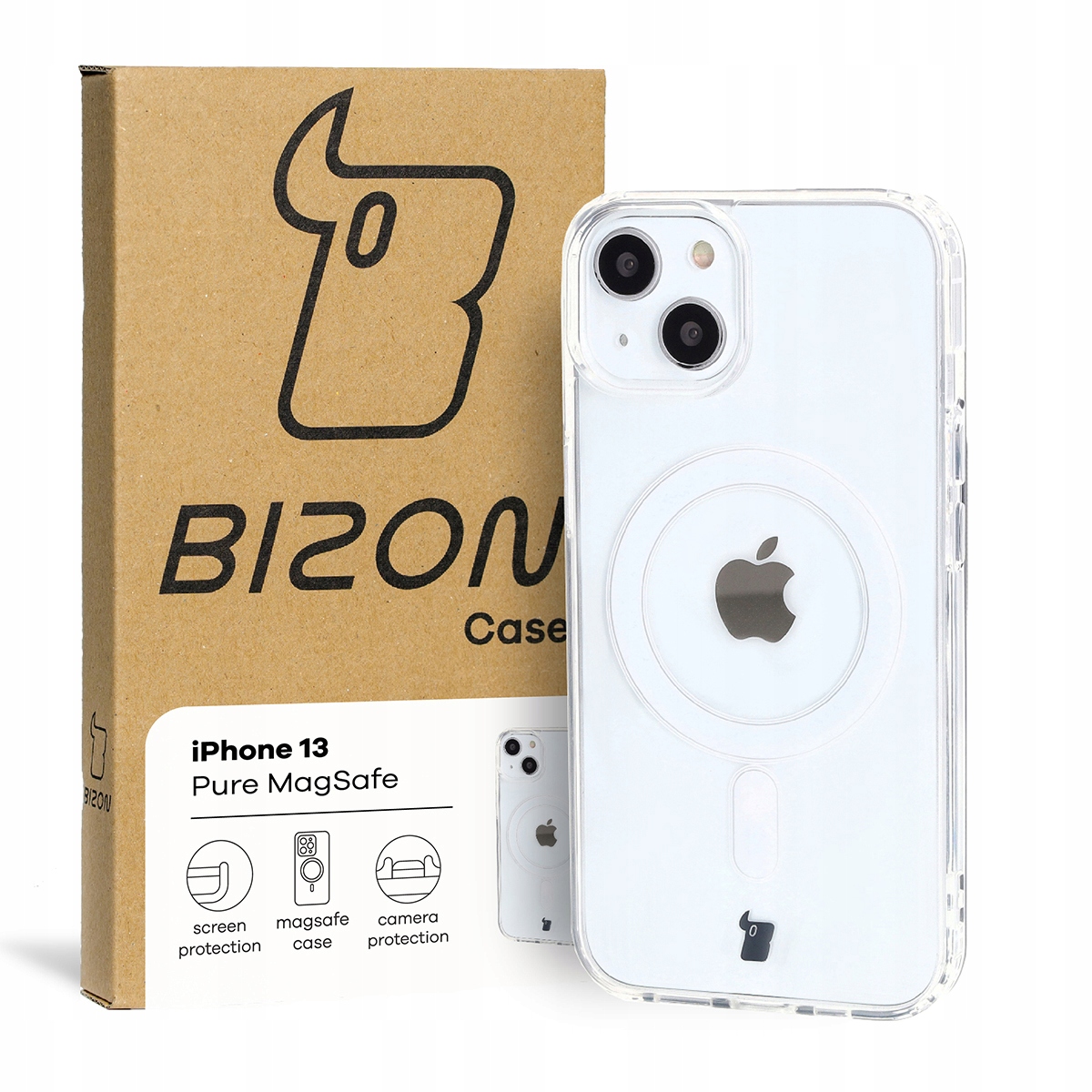 

Etui Bizon do iPhone 13, case, cover, MagSafe