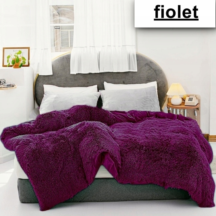 KOC WŁOCHACZ FUTRZAK NARZUTA NA ŁÓŻKO 160X200 PLED Materiał wykonania poliester