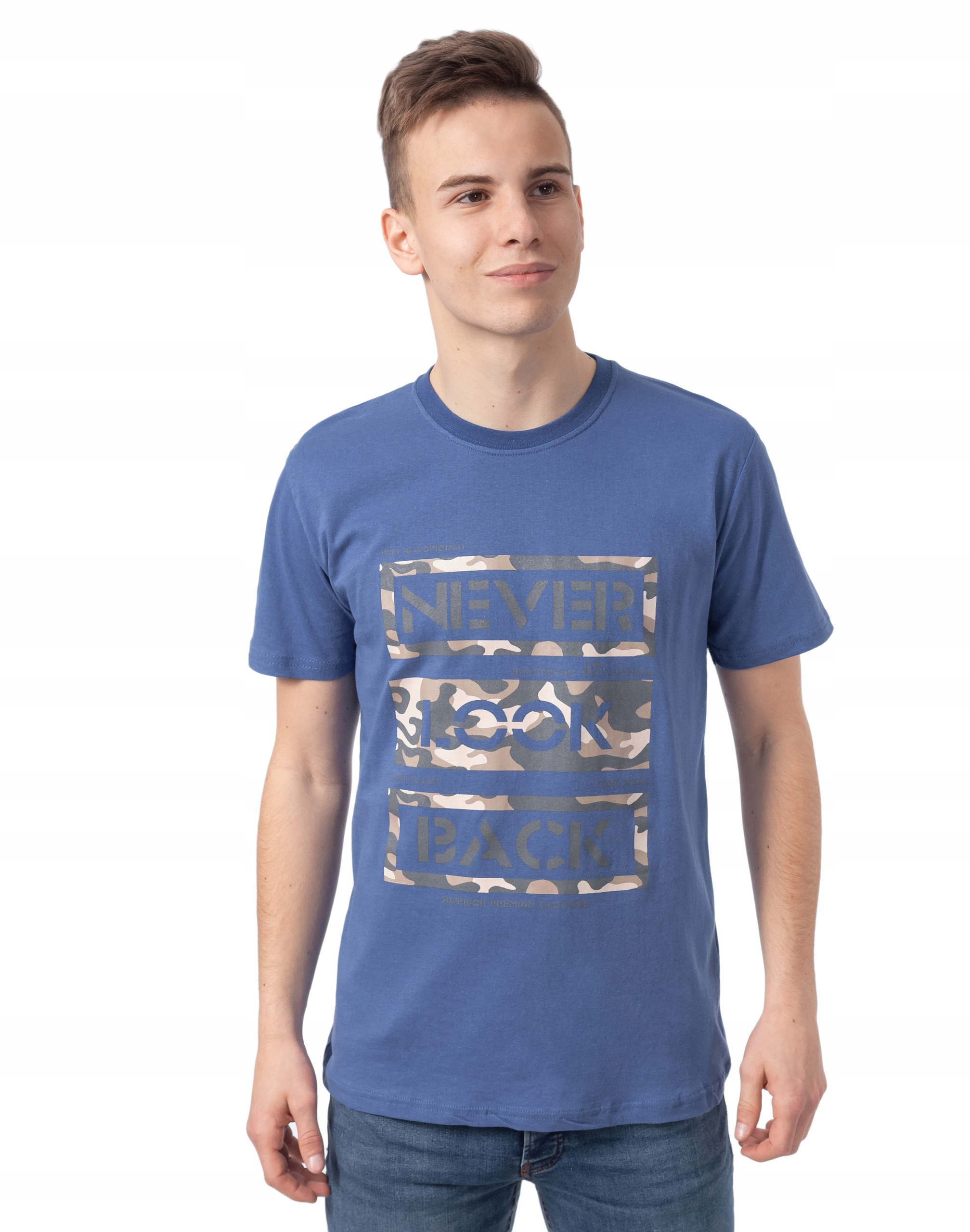 

Koszulka Podkoszulek Tshirt Męski Shirt KM18-6 r L