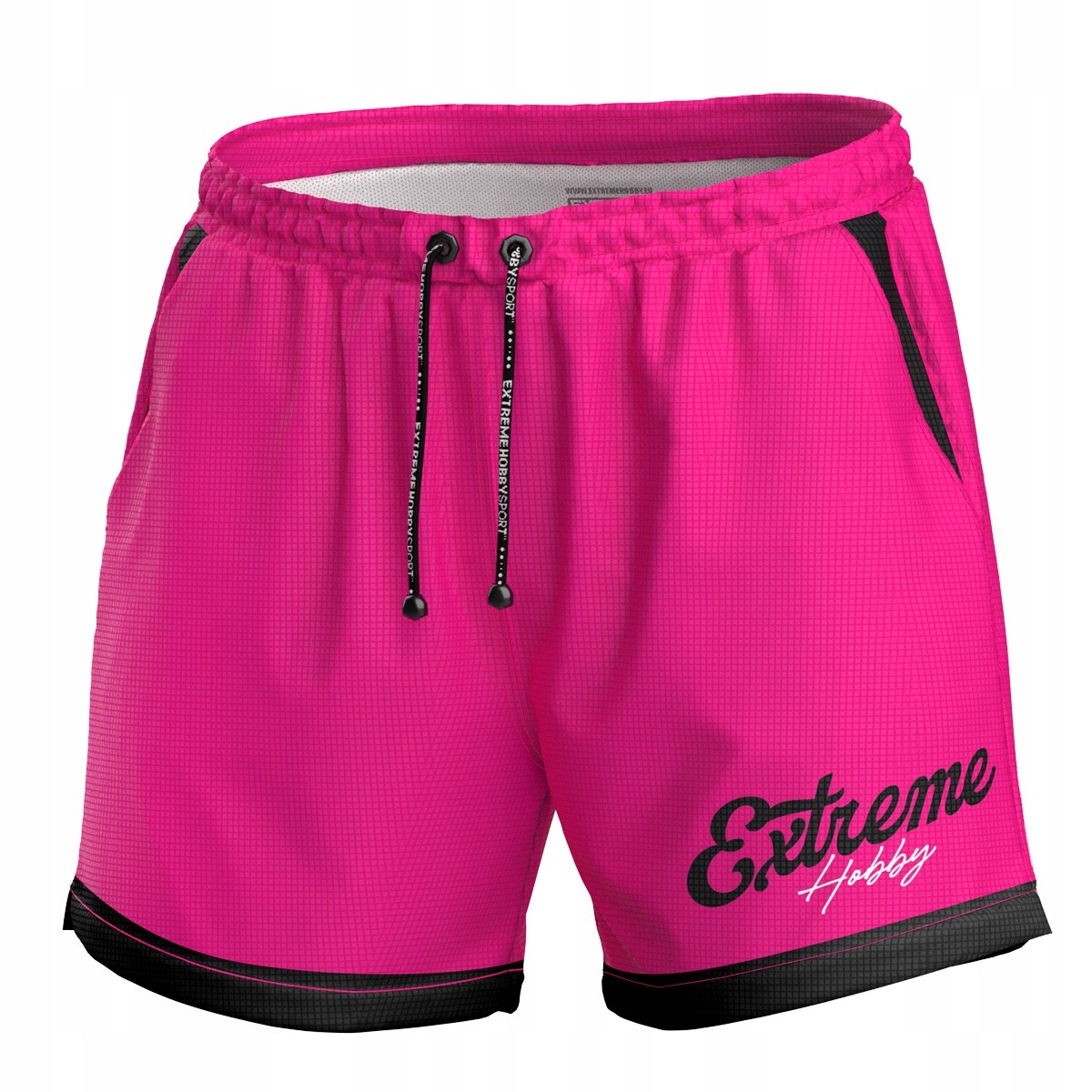 Koupací šortky Kraťasy Pánské Vibe 3XL Růžové