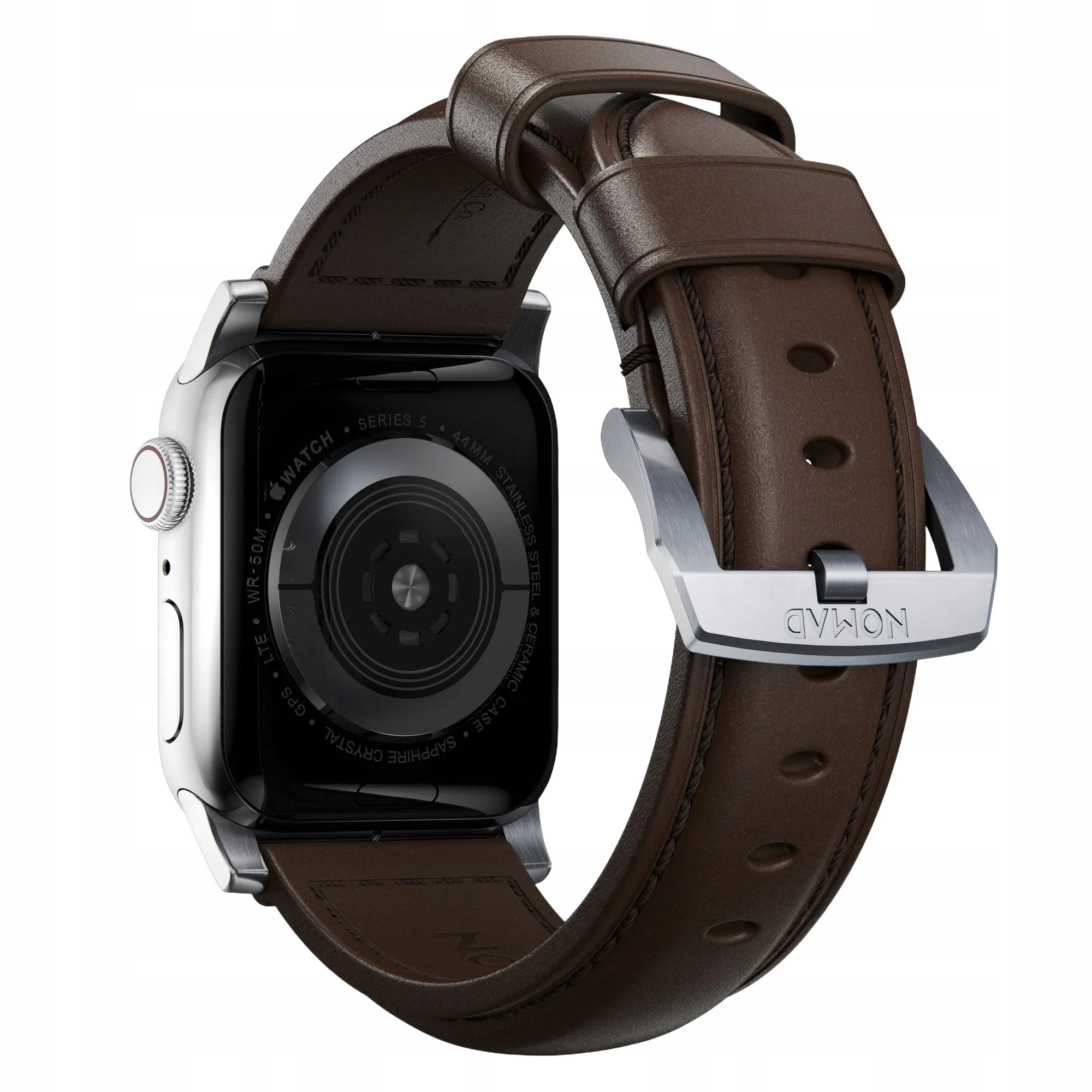 Řemínek Nomad pro Apple Watch 4/5/6/7/8/9/SE 44/45 mm, kůže Horween Rustic