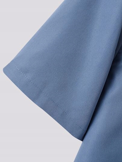 SHEIN NIEBIESKI KOMPLET KOSZULA SPODNIE XL 88180 Kolor niebieski