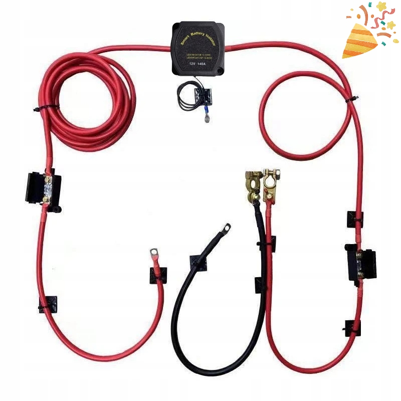 Oddělovač Akumulátorů, Sada Izolátorů Baterií S Ochranou Proti Přepětí