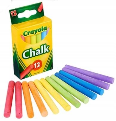 ŠKOLSKÁ KRIEDA FAREBNÁ CRAYOLA TABUĽA 12KS