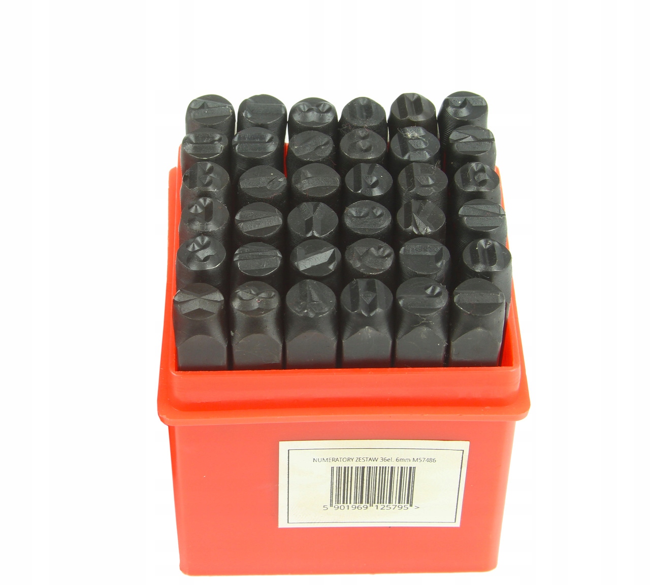 

Numerator Znaczniki Stemple Litery Cyfry 6mm 36el