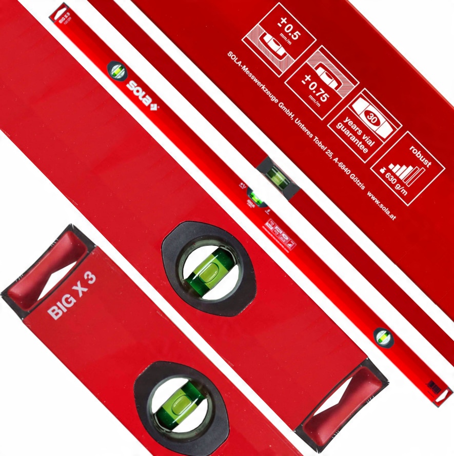 

Sola Poziomica 120cm alu 630g/m dokładność pomiaru