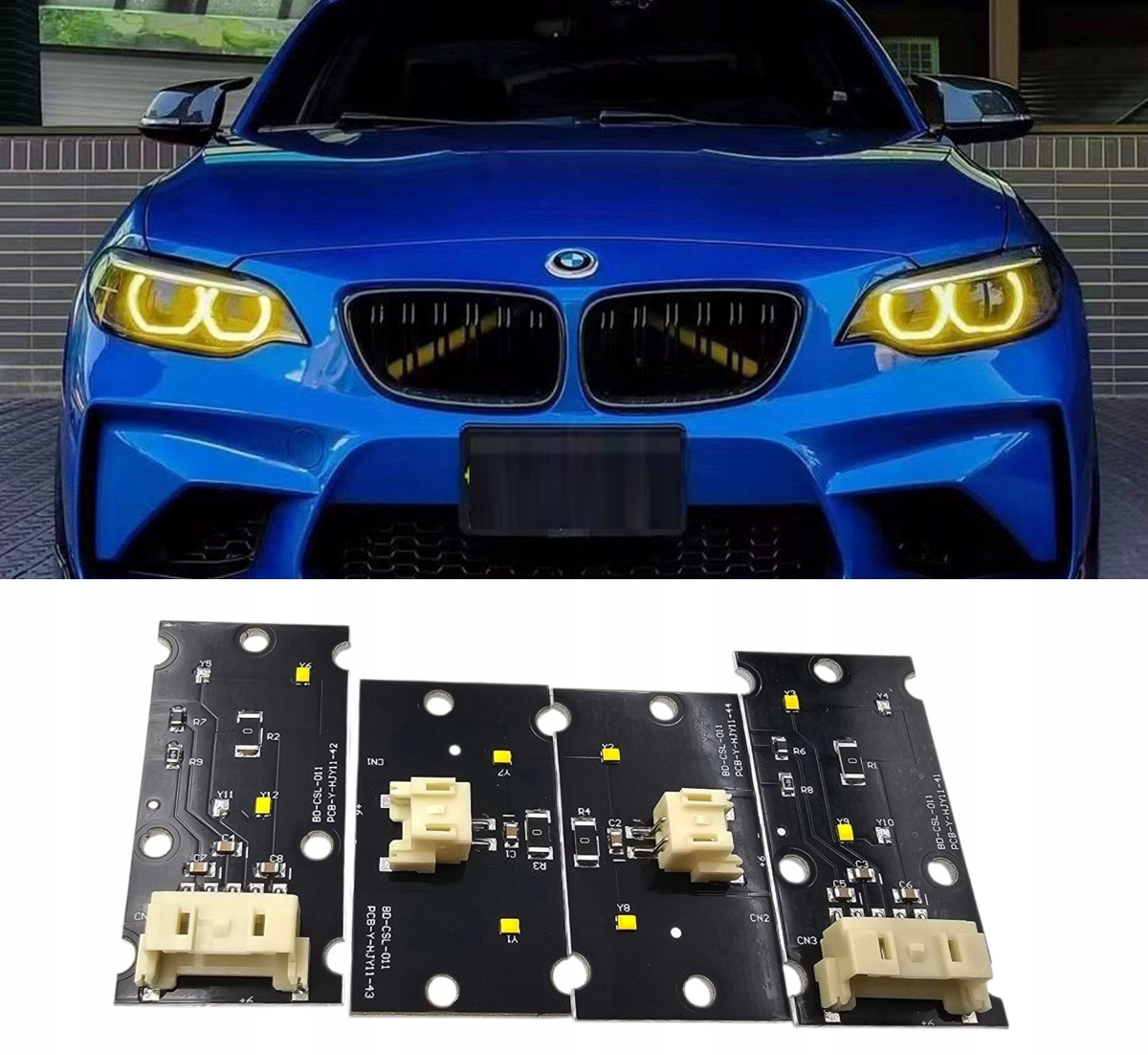 Moduly Csl Žlutý Drl Bmw M2 F22 F23 2012-2017 Plug & Play Žlutý