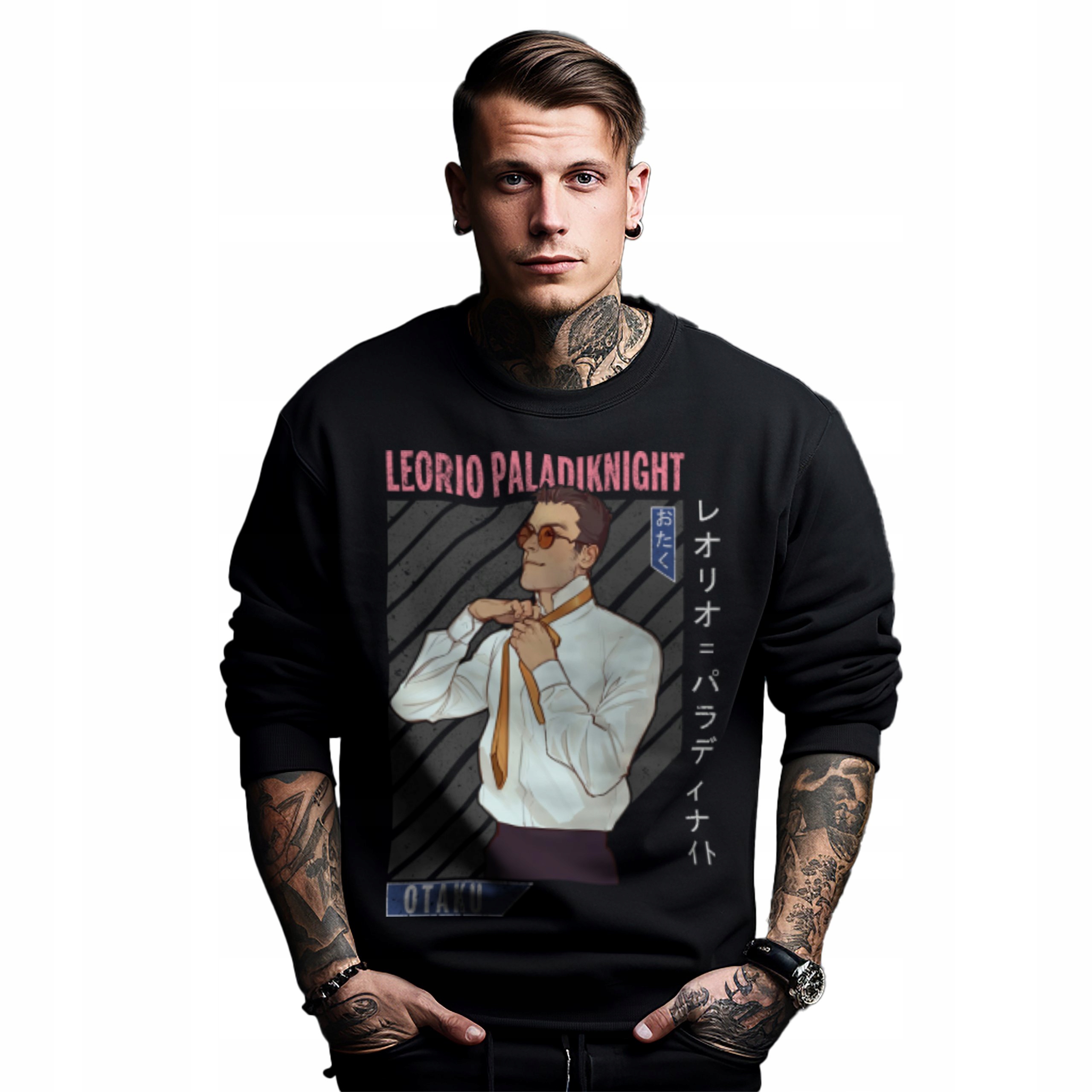 Mikina s potiskem Anime Leorio Paladiknight