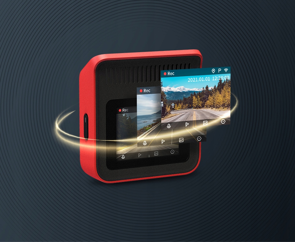 70mai A400 145°+ KAMERA COFANIA+ ADAPTER język PL Model Dash Cam A400