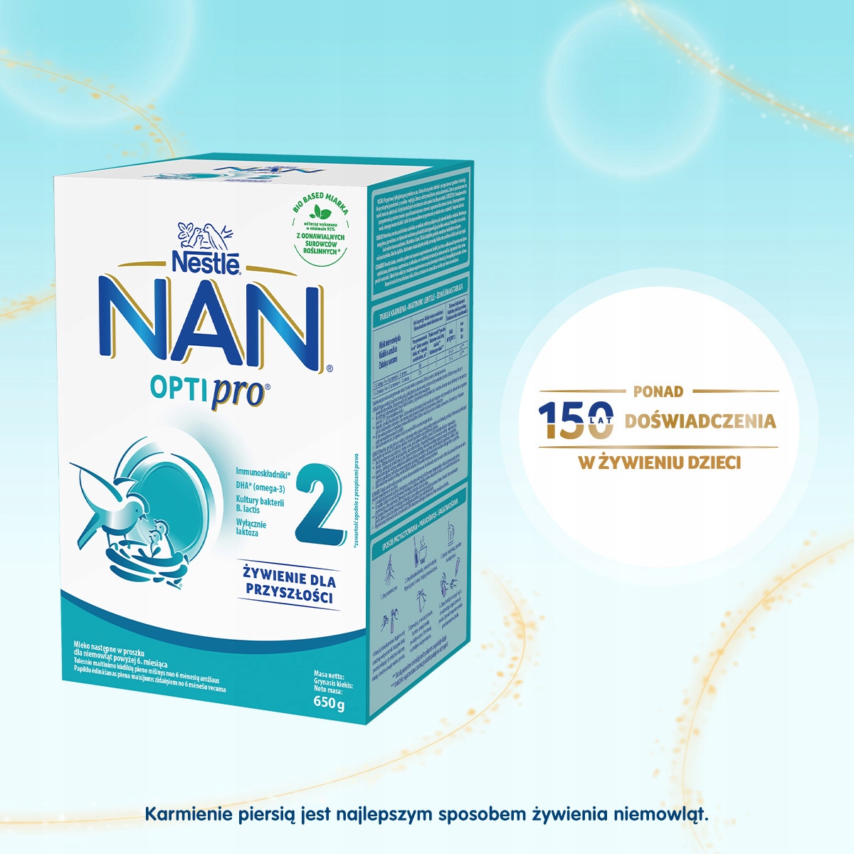 NESTLE NAN OPTIPRO 2 mleko następne 4x650g Marka Nestle