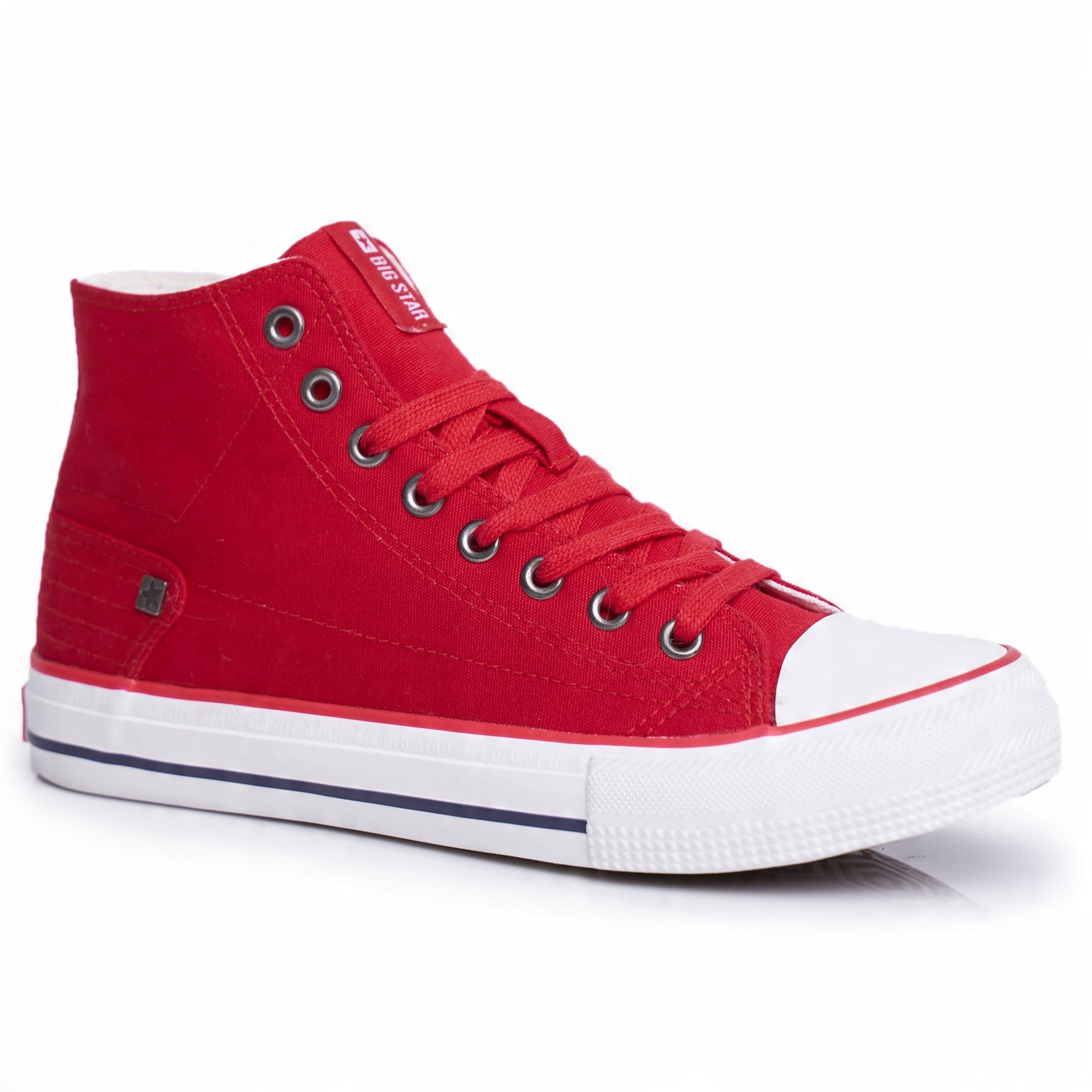 

Trampki Damskie Big Star Wysokie Czerwone r.37