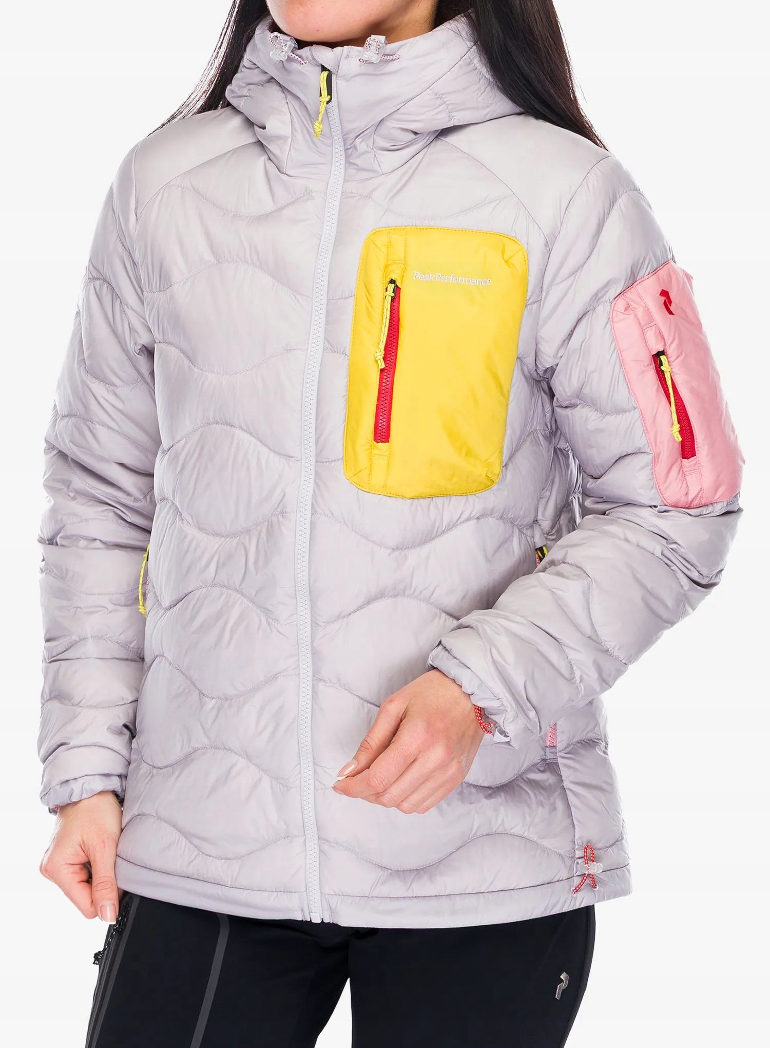 Péřová bunda Peak Performance Helium Utility Down Hood lavender/lime M