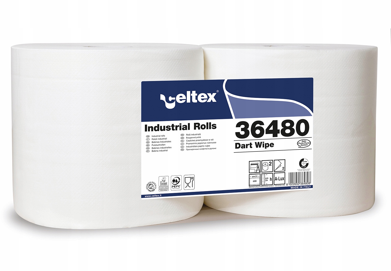 Levně Papírový ručník celulóza Celtex bílý