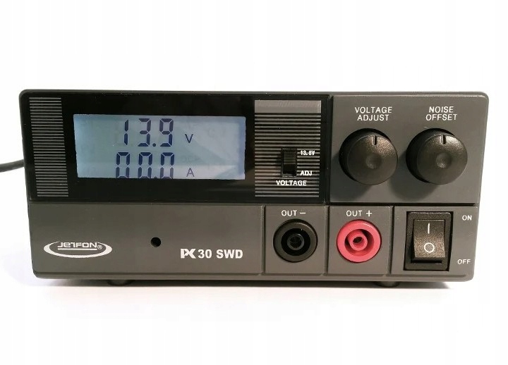 Jetfon PC30 Swd mini zasilacz radiowy 30A cyfrowe wskaźniki regulacja 9-15V
