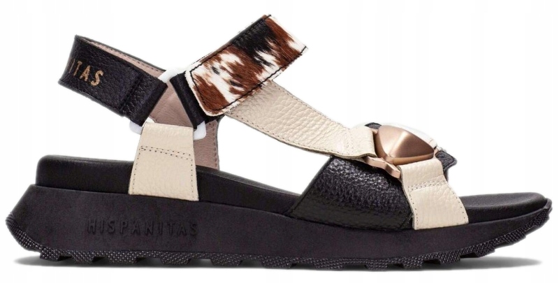 Dámské Sportovní Kožené Sandály Ploché Módní Dámské Hispanitas 38