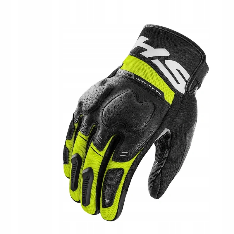 Rękawice motocyklowe krótkie Shima Blaze 3.0 Fluo czarny żółty fluo
