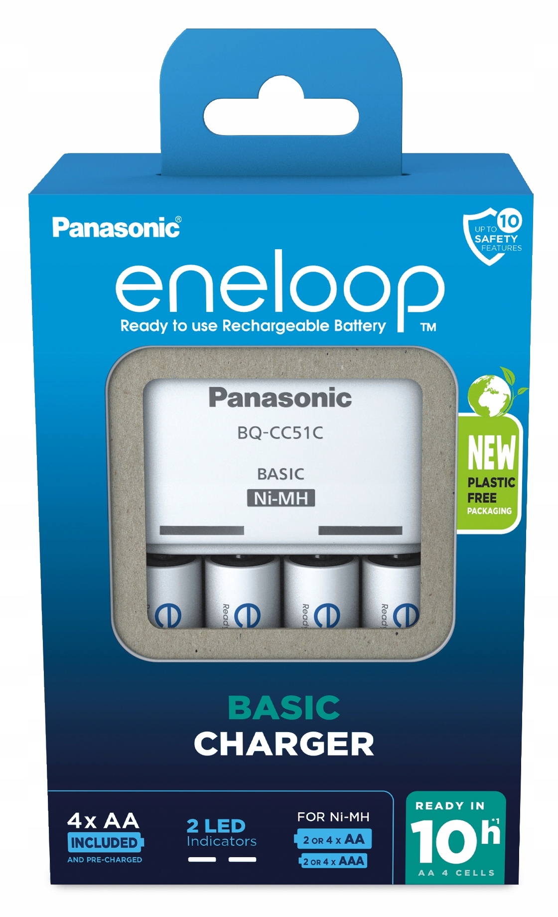 Зарядное устройство ENELOOP BQ-CC51 BASIC + 4X R6 / AA ENELOOP EAN (GTIN) 5410853063896