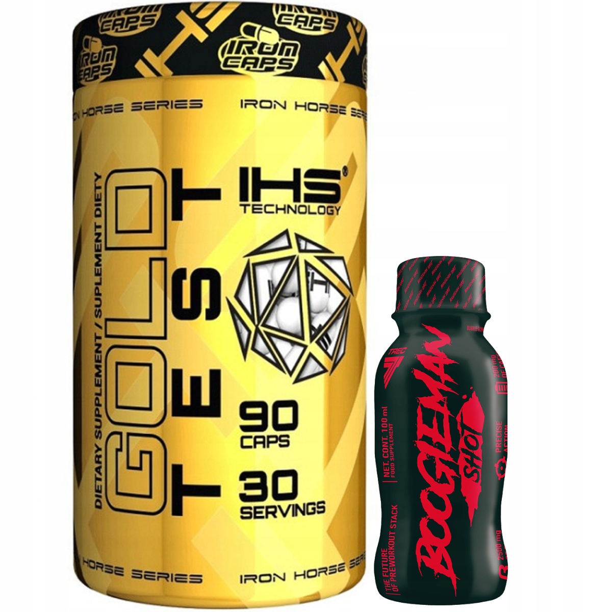 Iron Horse Gold Test 90 kapslí Testosteron T-100 dávka Bonus