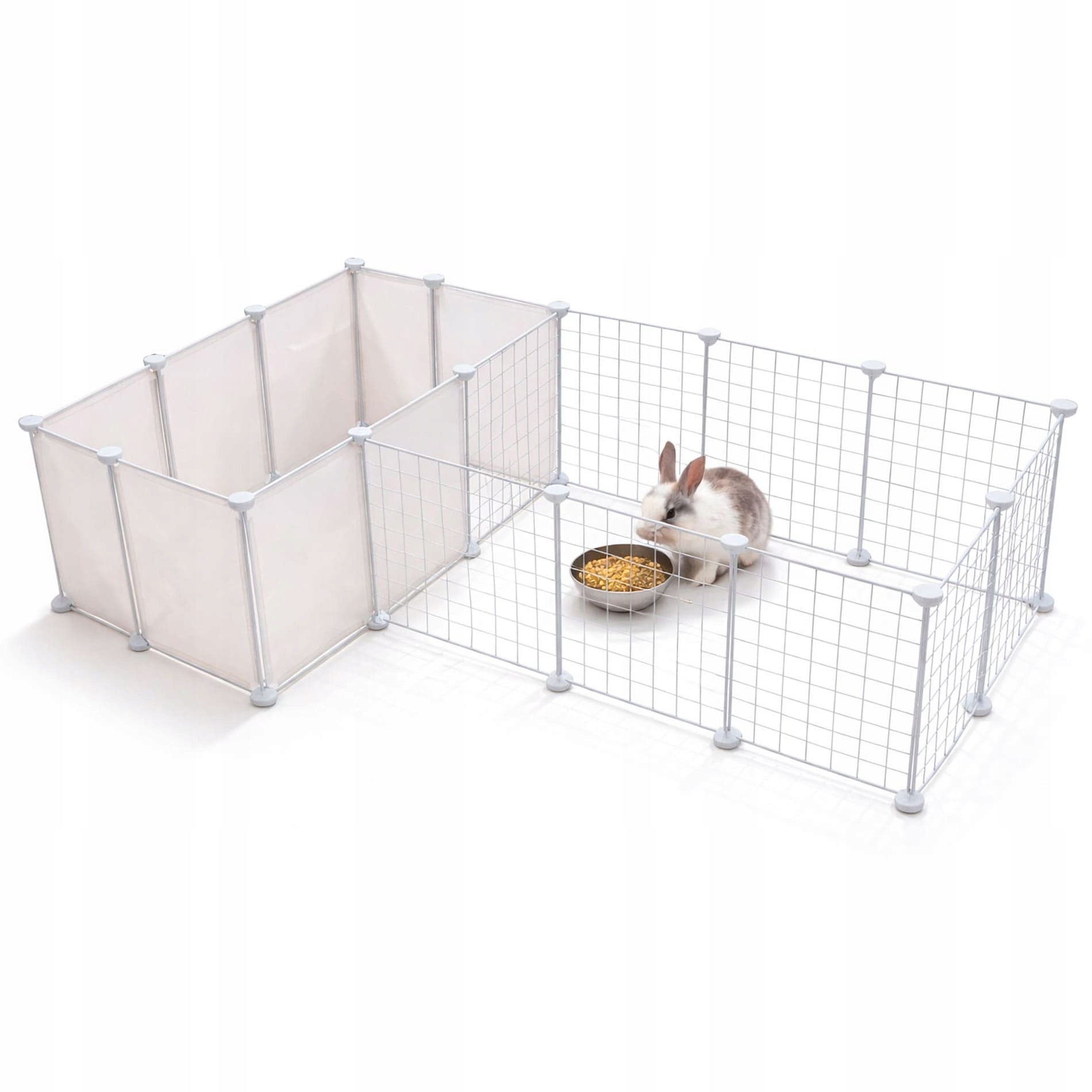 Kojec Modułowy Wybieg Klatka dla Królików, Szczeniaka, Zagroda dla Psa