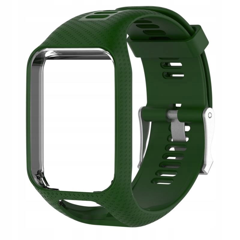 

Pasek Silikonowy do TomTom Runner 3 2 Spark zielon