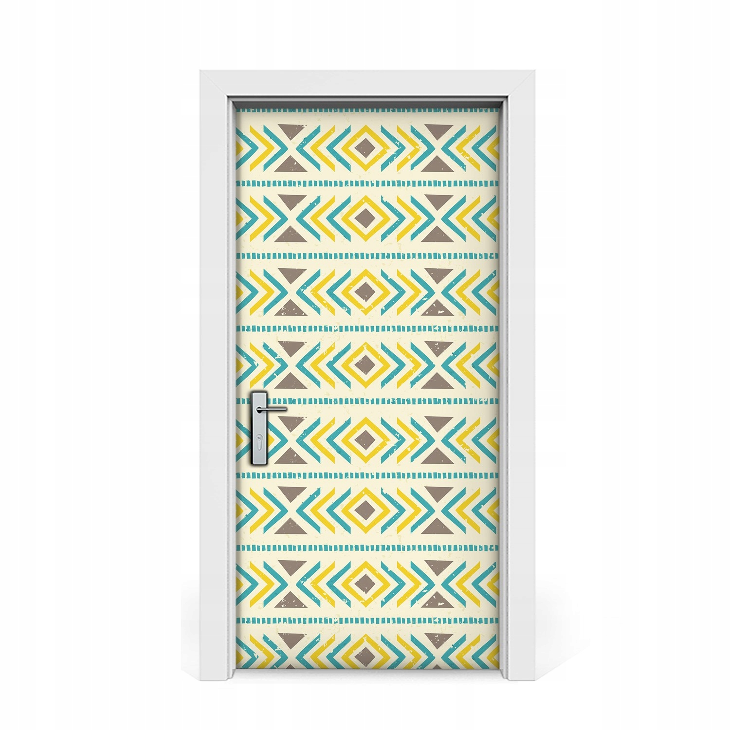 

Naklejka na drzwi Geometryczny styl boho 95x205