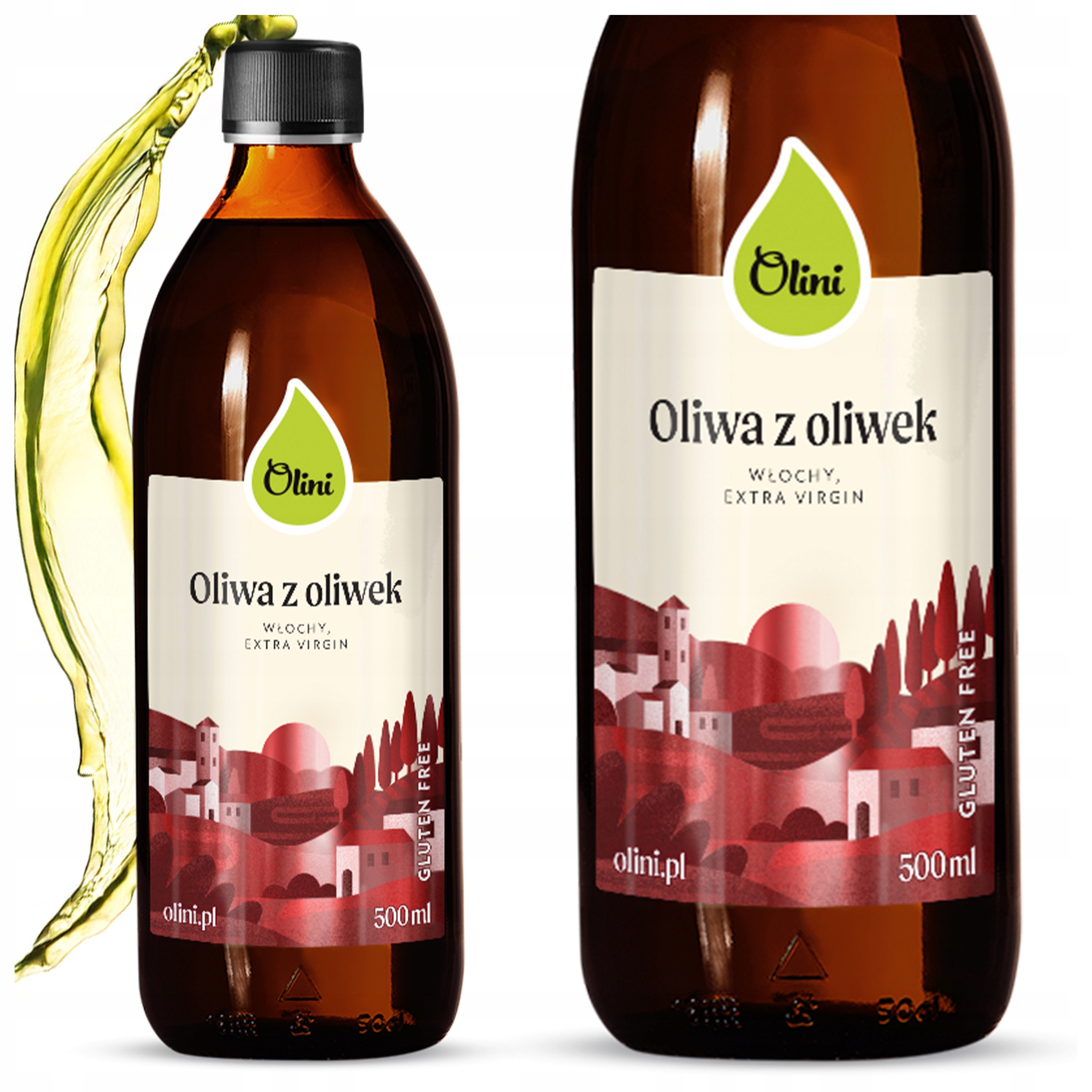 Extra panenský italský nefiltrovaný olivový olej Olini 500 ml