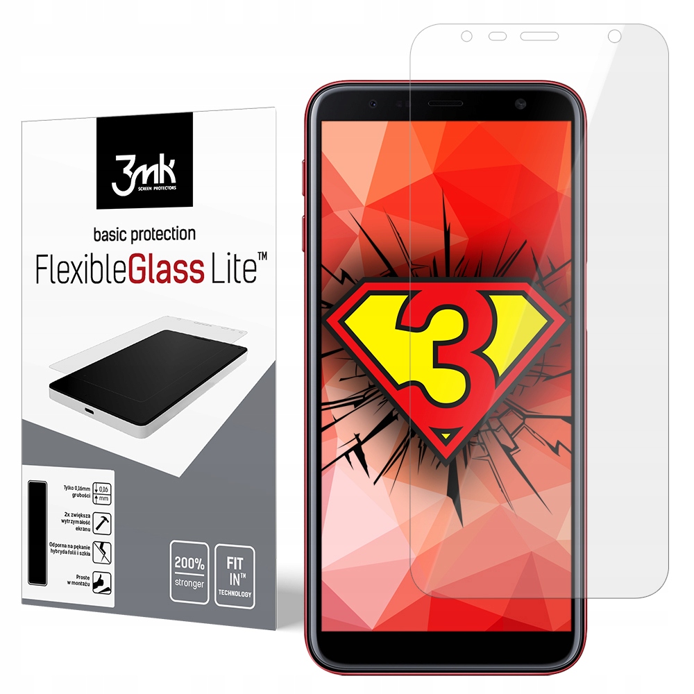 

Szkło Hybrydowe 3mk ekran - Samsung Galaxy J6 Plus