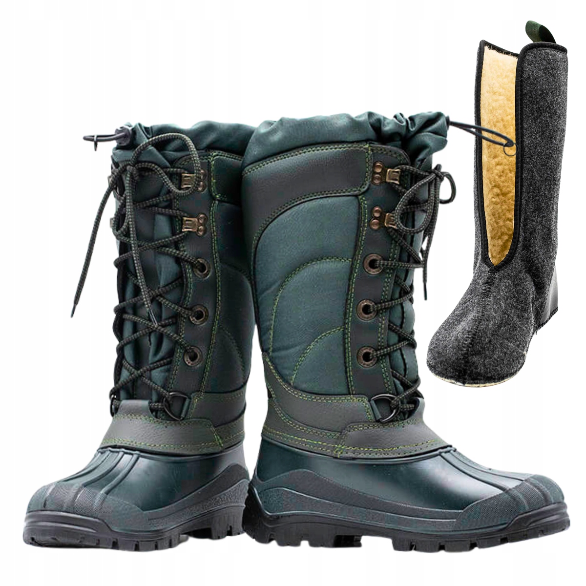 Zimní boty Pánské sněhule Nepromokavé Lovecké vysoké Polské vel. 46