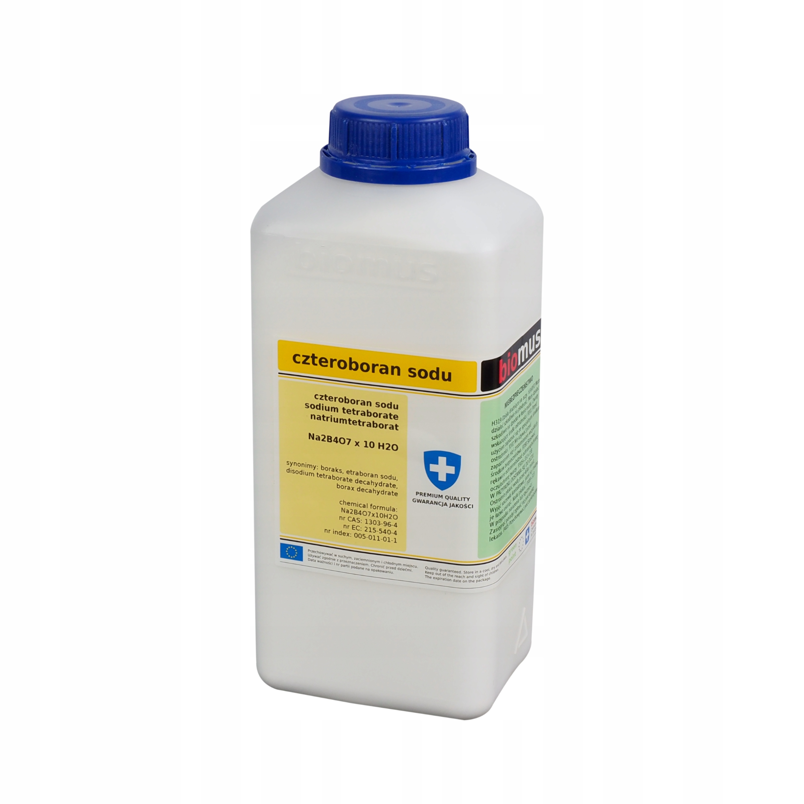 

Boraks Czteroboran sodu Czysty 99,9% 1kg Biomus