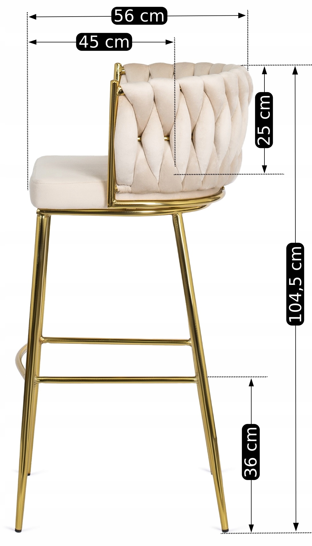 Wymiary hokera FLORES 2 — rys. 2