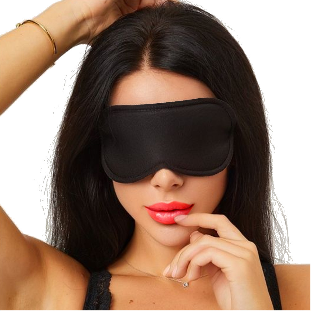 OPASKA NA OCZY do spania i relaxu MASKA REGULOWANA czarna MIĘKKA + JAKOŚĆ Kod producenta MASKA DO SPANIA SNU OPASKA NA OCZY 3D