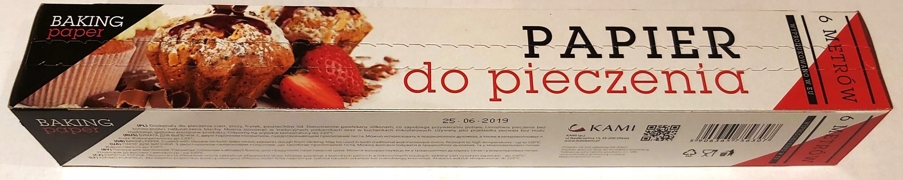 Papier do pieczenia Kami 6m brązowy