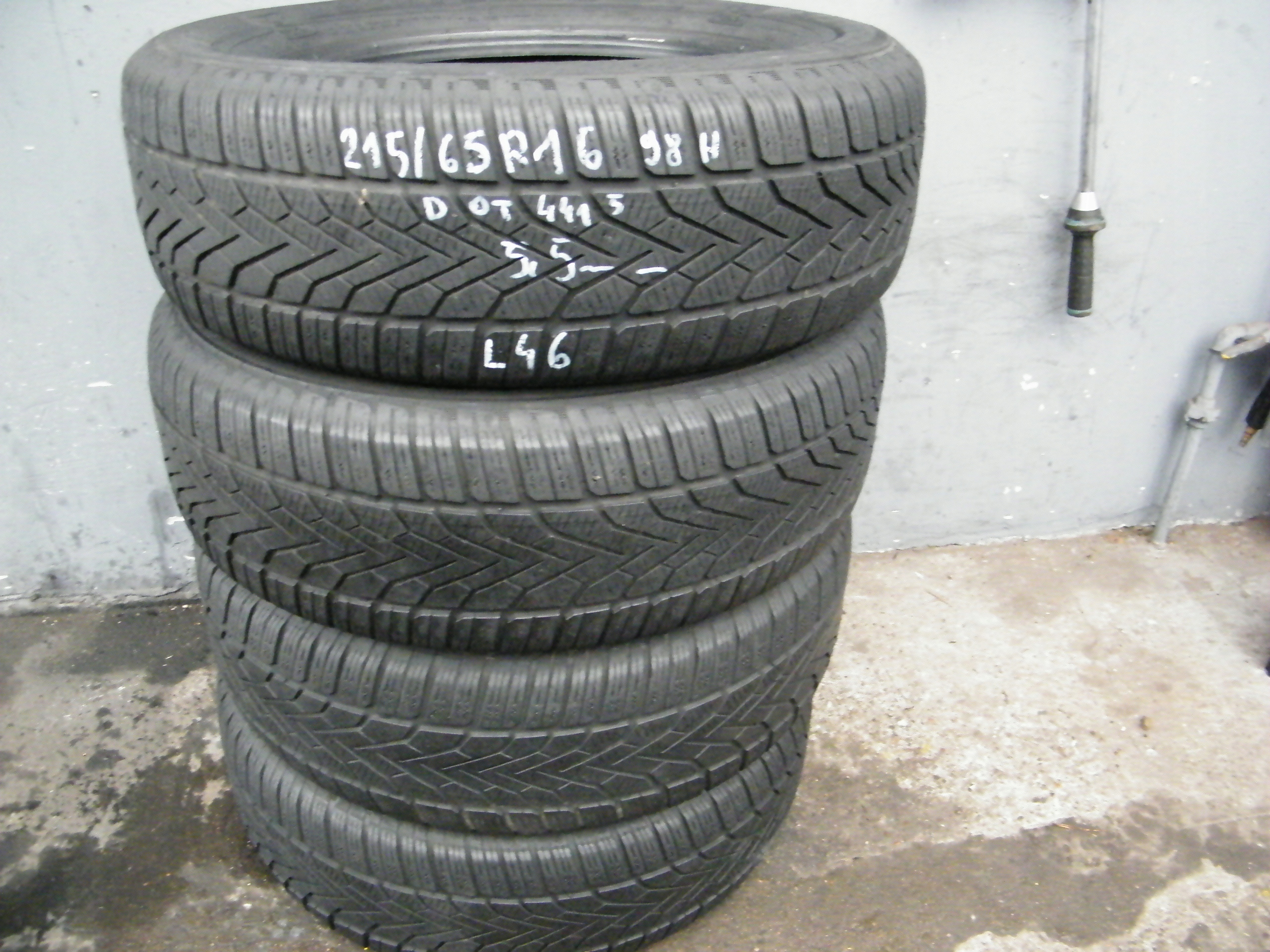 [L46] 4XZIMA 215/65R16 98H SEMPERIT SPEED-GRIP 2 &