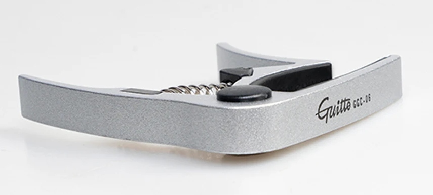 Guitto GGC-06 SL kapodaster gitarowy SREBRNY git. akustyczna i elektryczna Marka Guitto