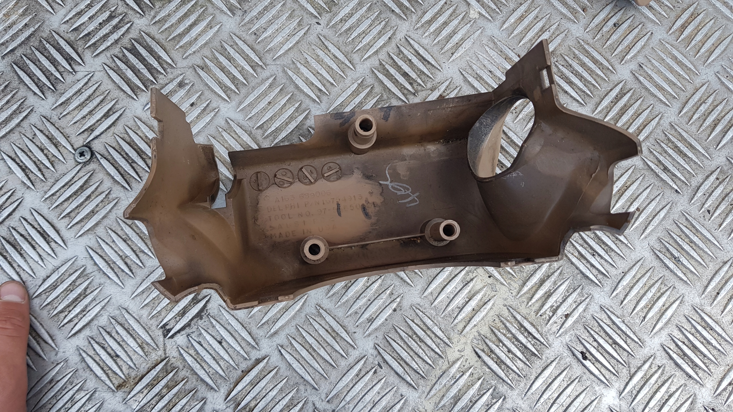 W163 ML kryt obal volantu pod volant a163689006