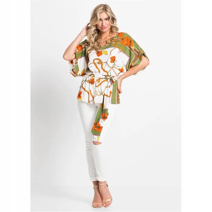 BONPRIX LUŹNA BLUZKA Z WIĄZANIEM 38-40