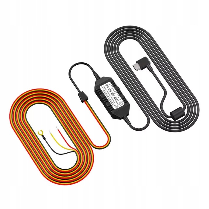 Adapter zasilania ACC Viofo HK4 do serii T130 12-24V USB-C, tryb parkingowy