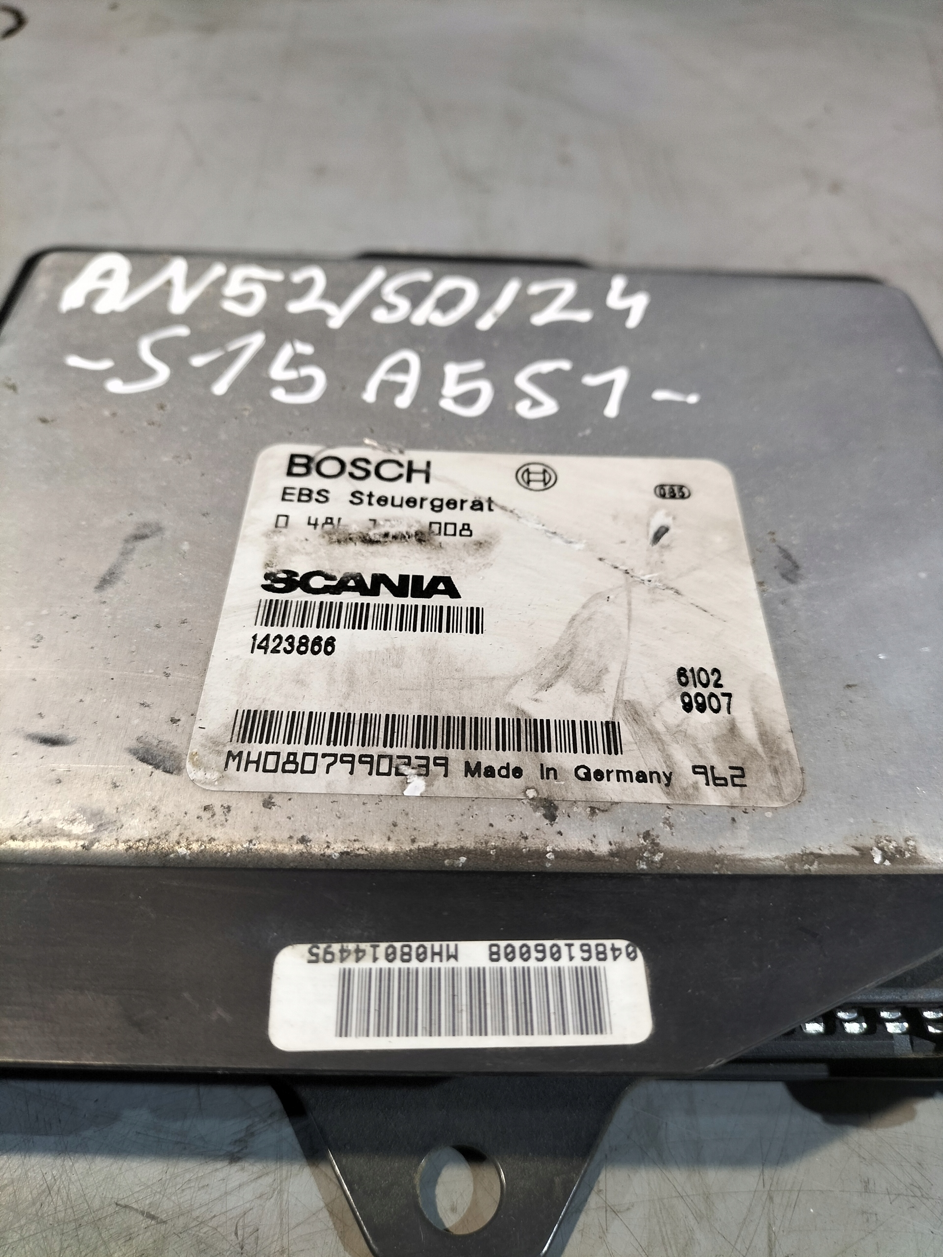 SCANIA 4 KOMPUTEM řídící jednotka modul EBS 1423866
