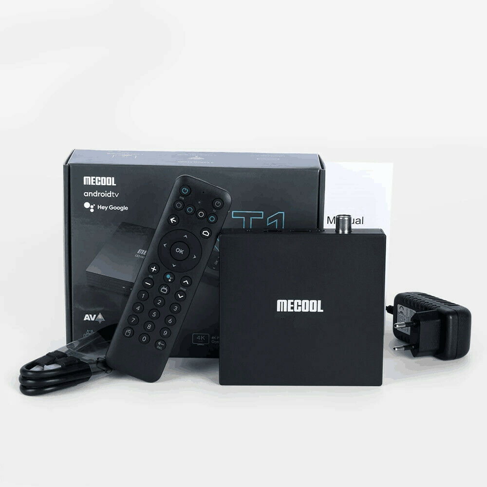 Tv box Mecool KT1 dekoder DVB-T2 HEVC android 10 Kod producenta KT1