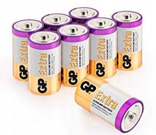 

8x Bateria alkaliczna Gp Extra R14 C 1,5V
