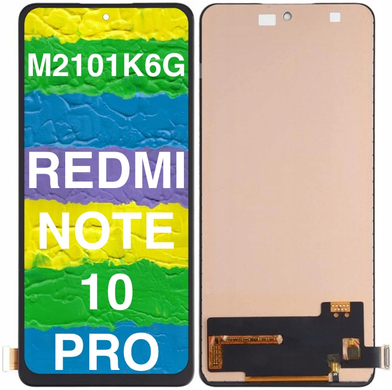 

Wyświetlacz do Xiaomi Redmi Note 10 Pro M2101K6G