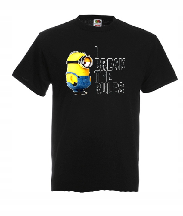 

XXL Koszulka Męska Minions Banana Minionki Wzory