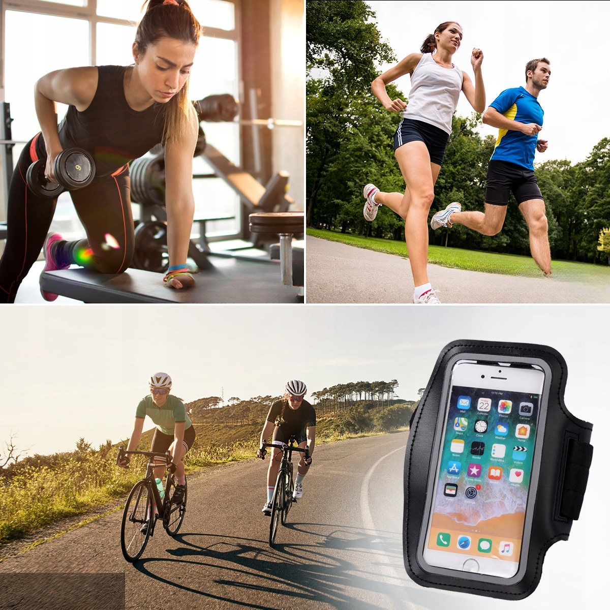 TORBA NA STOJAK NA SMARTFONA DO BIEGANIA TELEFONÓW Marka bez marki