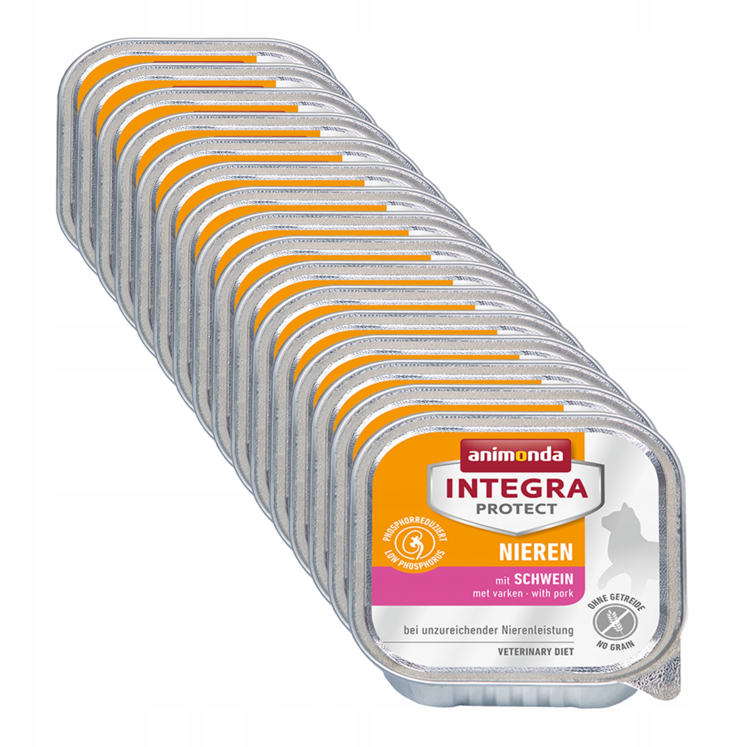 Levně Animonda Kočka Integra Protect Nieren tácek s vepřovým masem Set 16 x 100 g
