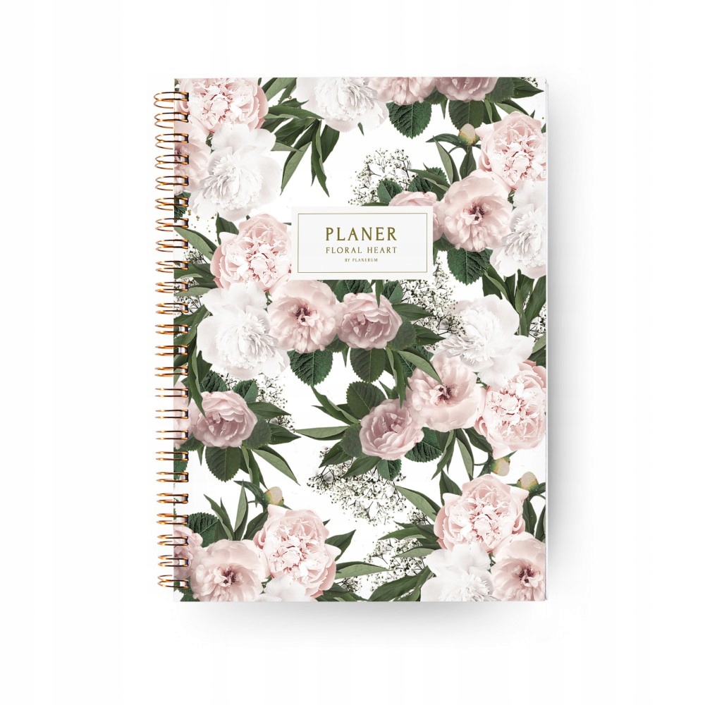 PLANER Dzienny a5 Niedatowany Planner Floral