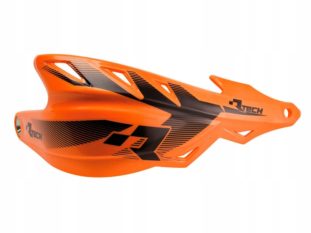 Racetech (rtech) Chrániče Rúk (handbary) Raptor Farba Oranžová (s Upevnením)