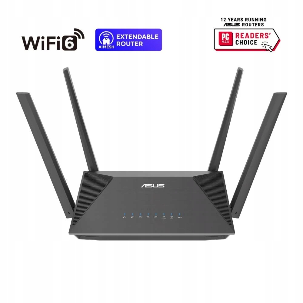 Router ASUS RT-AX52 Pro 3000Mb/s 802.11ax WiFi 6 WPA3 AiMesh 3xLAN DualBand