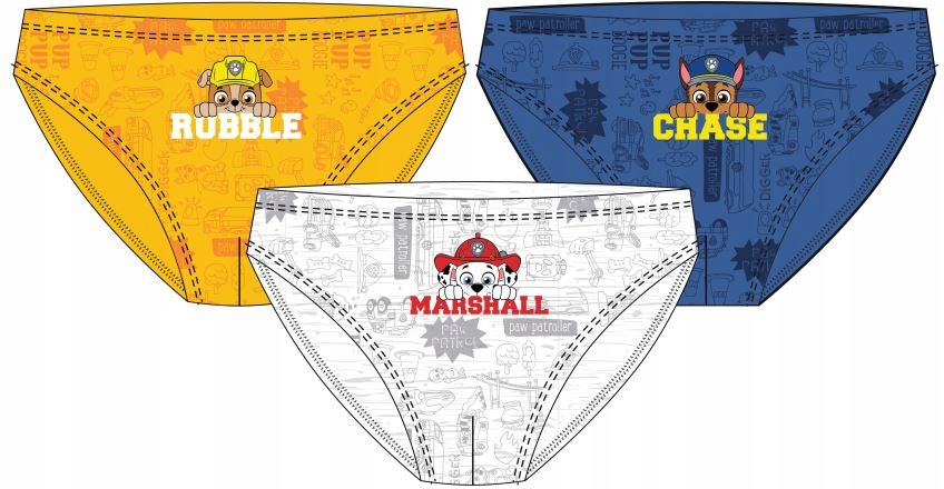 

Majtki Slipy Chłopięce Psi Patrol 3-Pak 122/128